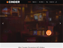 Tablet Screenshot of burningcinder.com